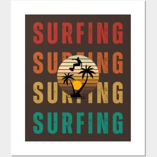 Surfing Fanatics Posters and Art